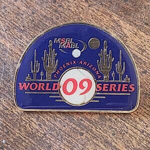 MSBL MABL 2009 World Series Phoenix Arizona Baseball Lapel Pin Adult League Blue